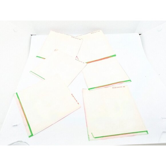 Vth 1981 Cost Plus inc 10 Napkins paper Square Red Cat Holly Christmas READ - Picture 3 of 16